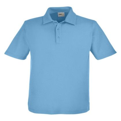 Columbia Blue Men's Fusion ChromaSoft Embroidered Pique Polo Shirt