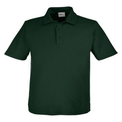 Forest Green Men's Fusion ChromaSoft Embroidered Pique Polo Shirt