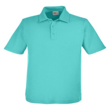 Sea Glass Men's Fusion ChromaSoft Embroidered Pique Polo Shirt