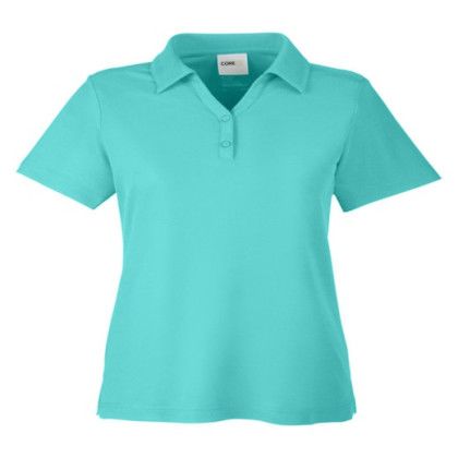 Sea Glass Ladies Fusion ChromaSoft Pique Custom Polo Shirt