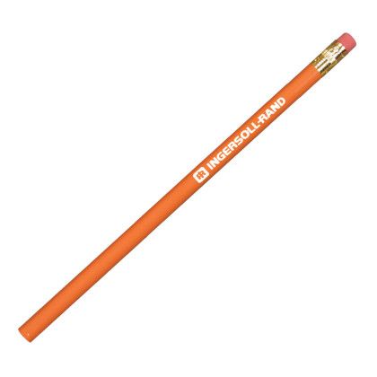 Custom Refurbished Pencil - Orange