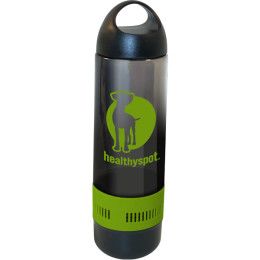 Custom 17 oz. Bluetooth Speaker Sport Bottle - Lime Green