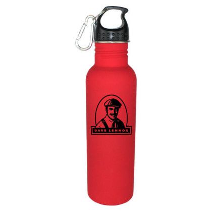 Custom Halcyon 25 oz. Stainless Quest Bottle - Red