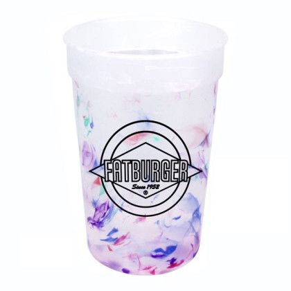 Custom Mood 22 oz. Rainbow Confetti Cup