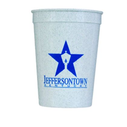 Custom 12 oz. Smooth Stadium Cup - Granite