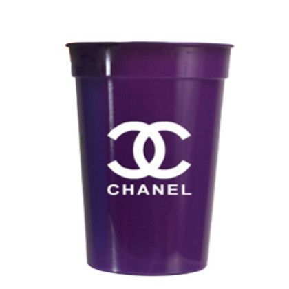 Custom 12 oz. Smooth Stadium Cup - Purple