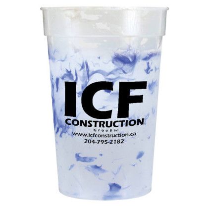 Mood 17 oz. Confetti Stadium Cup - Frosted to Blue
