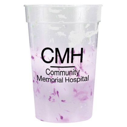Mood 17 oz. Confetti Stadium Cup - Frosted to Purple