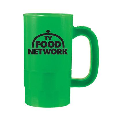 Custom 14 oz. Beer Stein - Neon Green