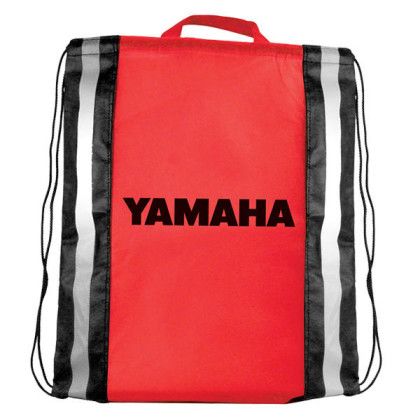 Custom NW Reflective Drawstring Backpack - Red