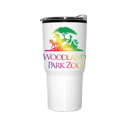 Custom Full Color 20 oz. Ares Tumbler - White