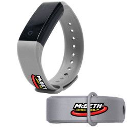 Custom Full Color Activity Tracker Wristband 2.0 - Gray