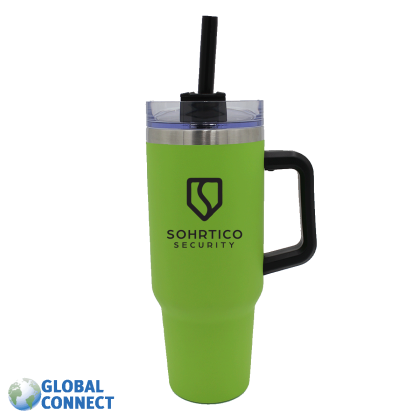 Custom Halcyon 40 oz. Travel Mug - Lime Green