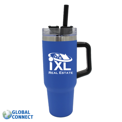 Custom Halcyon 40 oz. Travel Mug - Royal Blue