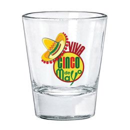 Custom Full Color 1.75 oz. Shot Glass - USA