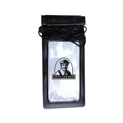 Custom Large Waterproof Cell Phone Bag - Black Custom Large Waterproof Cell Phone Bag - Black