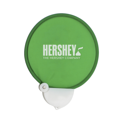 Promotional Folding Fan | Tradeshow Giveaways - Green