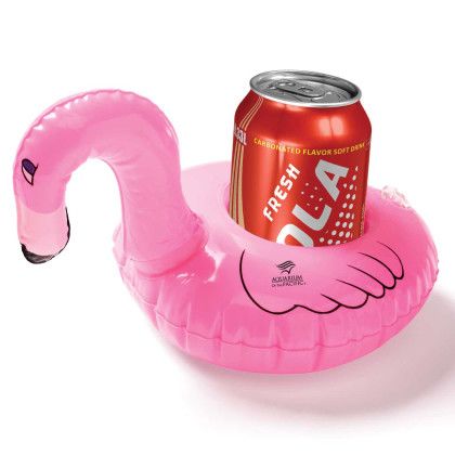 Custom Inflatable Pink Flamingo Beverage Coaster