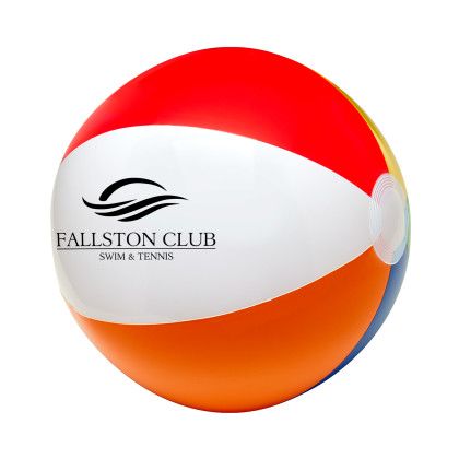 Custom 12" Six Color Beach Ball