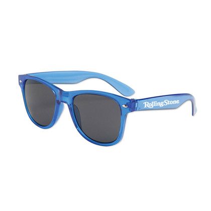 Custom Translucent Sunglasses - Translucent Blue