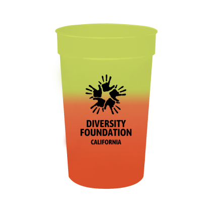 Mood Stadium Cup 22 oz. with Imprint - Yellow/orange