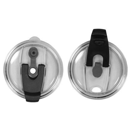 Custom Full Color 20 oz. Ares Tumbler with Stainless Straw/Flip Top Lid - Lid