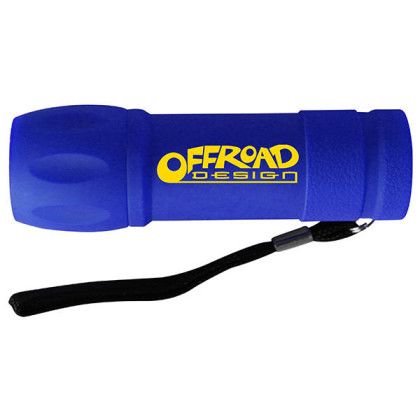 Custom Halcyon LED Flashlight - Blue