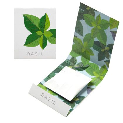 Custom Basil Seed Matchbook