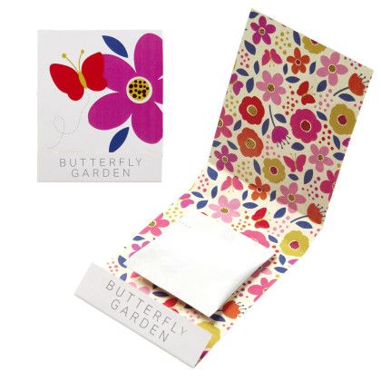 Custom Butterfly Garden Seed Matchbook 