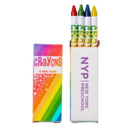 Custom 4 Count Crayon Pack