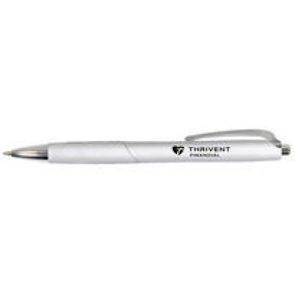 Custom Full Color Design ERGO II Grip Pen - White