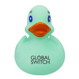 Custom Color Changing Rubber Duck - Translucent Green