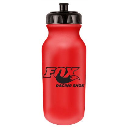 Custom 20 oz. Value Cycle Bottle with Push 'n Pull Cap - Red