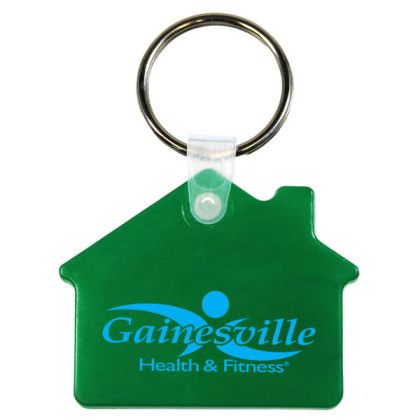 Custom House Key Fob - Translucent Green