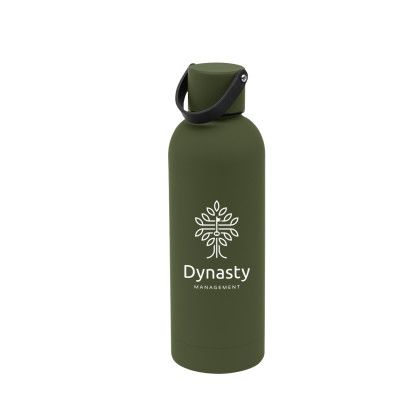 Custom 17 oz. Leighton Stainless Steel Bottle - Olive