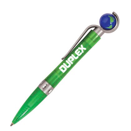 Custom Spinner Pen - Transparent Green