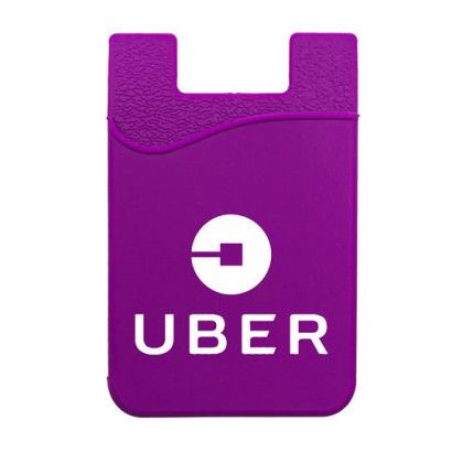 Custom Silicone Smart Wallet - Purple