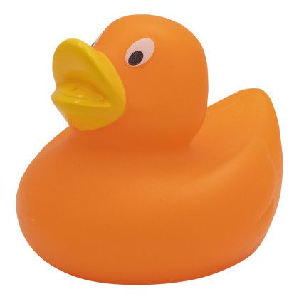 Promotional Lil' Rubber Duck | Custom Rubber Ducks - Orange