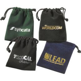 Custom Golf Gift Set In Velour Bag - All Colors