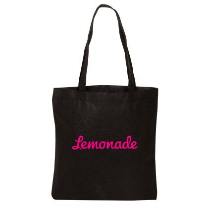 Custom Non Woven Value Tote - Black