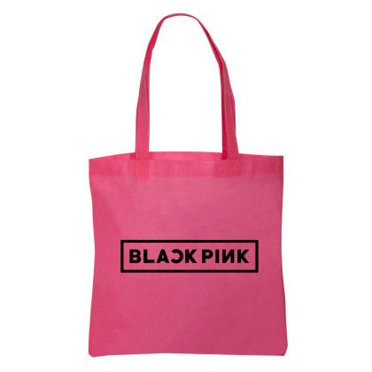 Custom Non Woven Value Tote - Pink