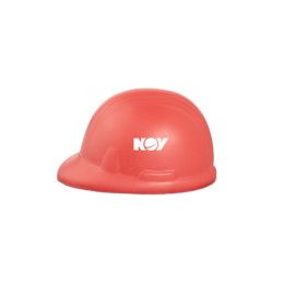 Custom Construction Helmet Stress Reliever - Red