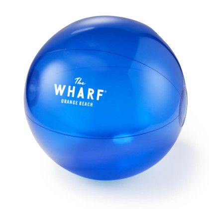 Custom 12" Translucent Beach Ball - Blue