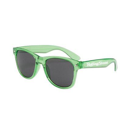 Custom Translucent Sunglasses - Translucent Green