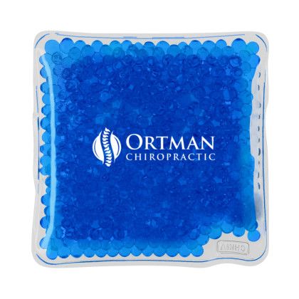Custom Reusable Square Hot/cold Gel Pack - Blue