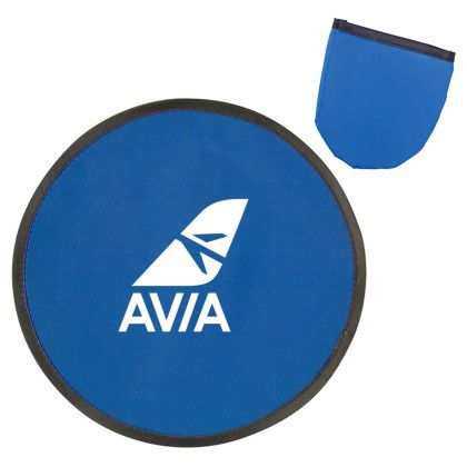 Custom Portable Fold Up Flyer With Case - Blue