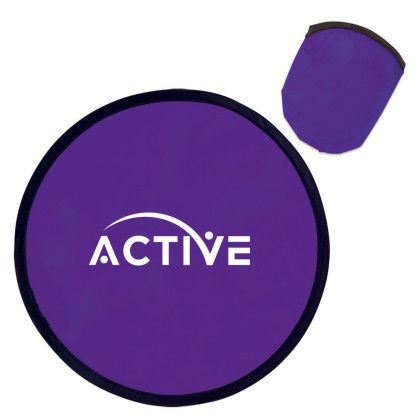 Custom Portable Fold Up Flyer With Case - Purple