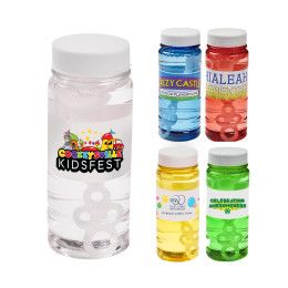 Custom Translucent 4 Oz. Bubbles With Full-color Digital Label - All Colors