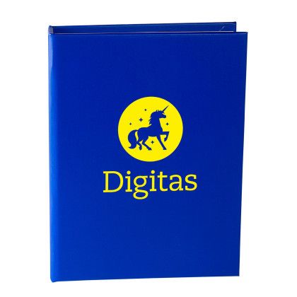 Custom Sticky Pad and Flag Notebook - Blue