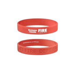 Custom Fire Safety Silicone Bracelet